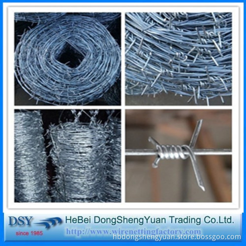 hot dipped galvanized barbed wire price per roll factory